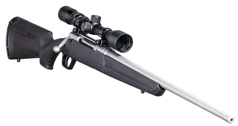 Savage Axis XP Stainless 25-06 REM 22" w/ Weaver Scope