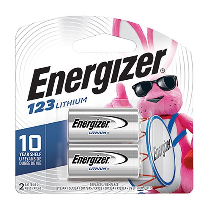 Energizer Lithium 123 3V 2-Pack Battery