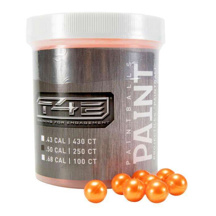 T4E Paintballs .50CAL, Orange 250 ct