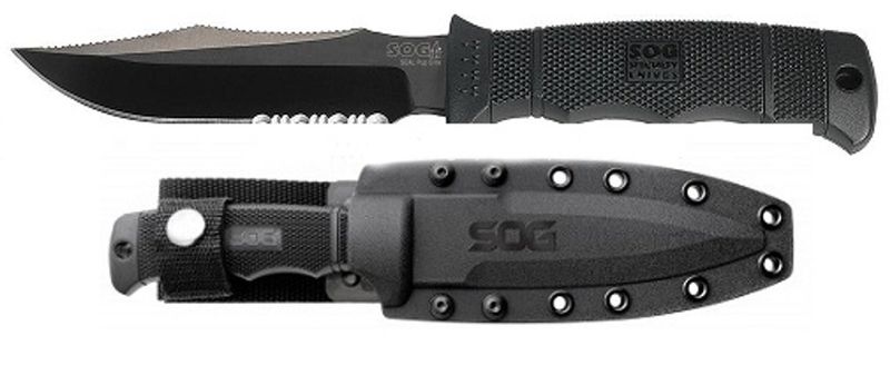 Seal Pup Elite, Black, Kydex Sheath