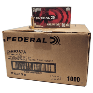 Federal American Eagle .357 Magnum 158 JSP 1000RD