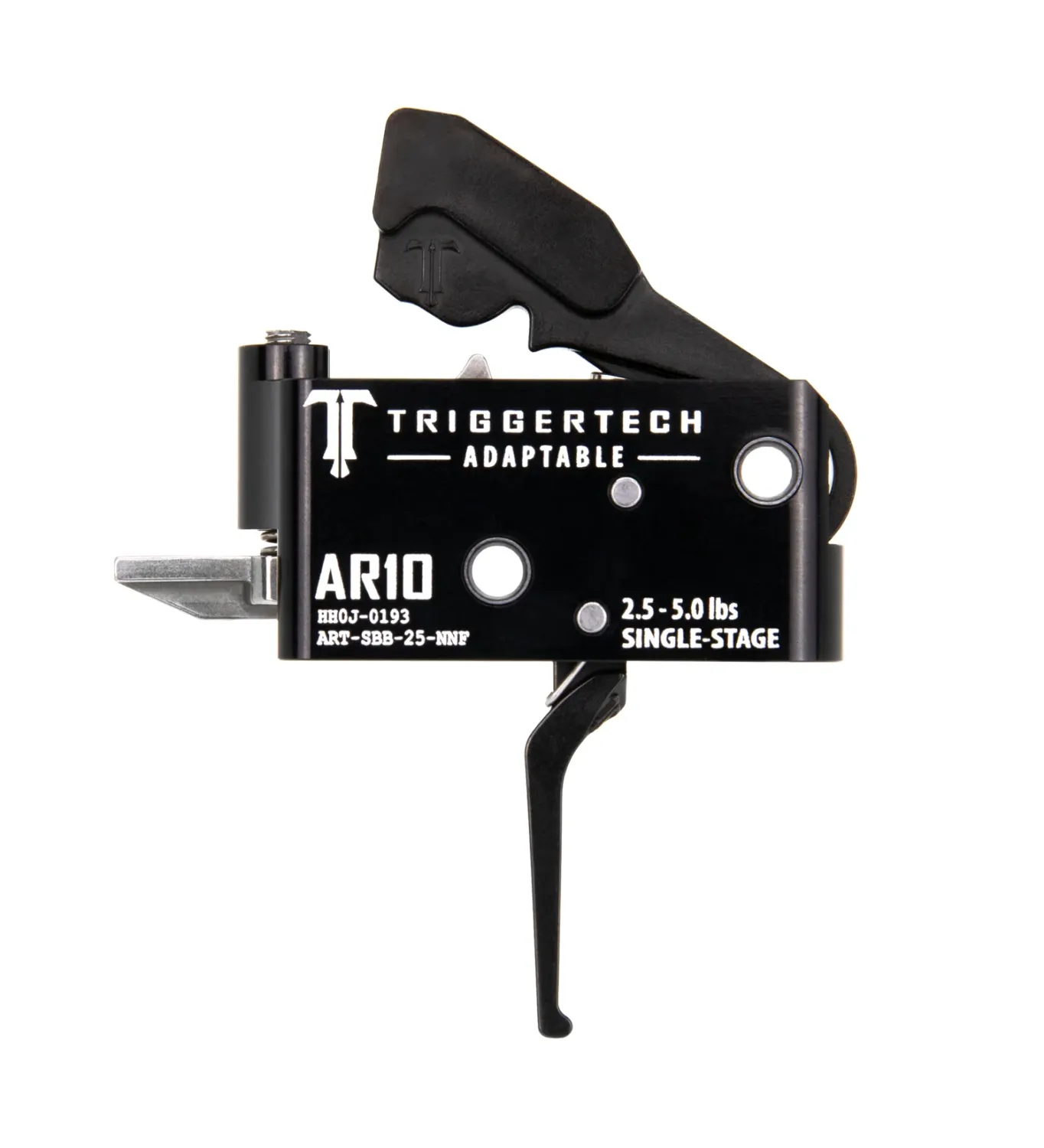 Adaptable AR-10 Black Flat 2.5-5.0 Lbs