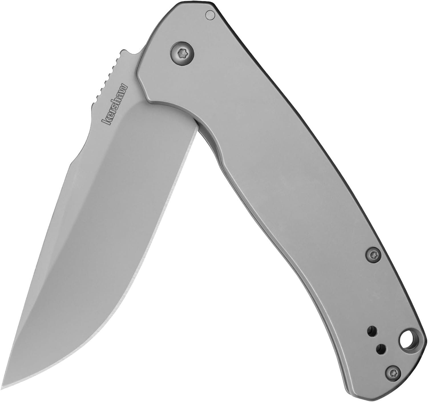 Scour Folding Knife, Silver