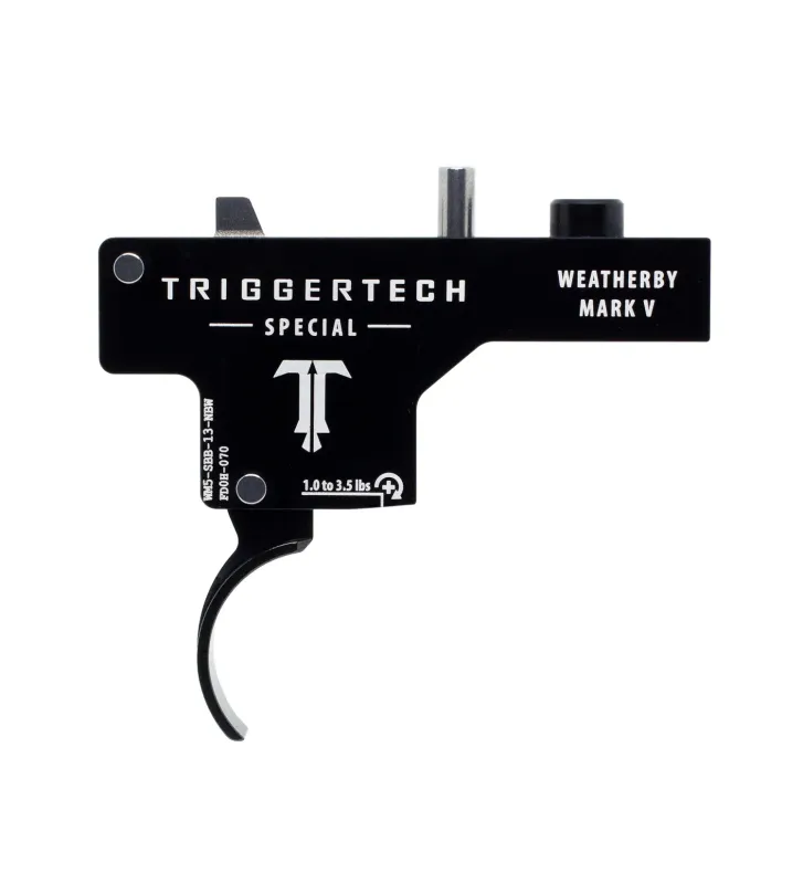 Special Weatherby Mark V 1.0-3.5 LBS PVD Black Curved