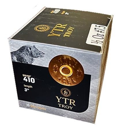 Troy 3" .410 1/2 oz #7.5 lead shot, 1150 FPS 25 Rds