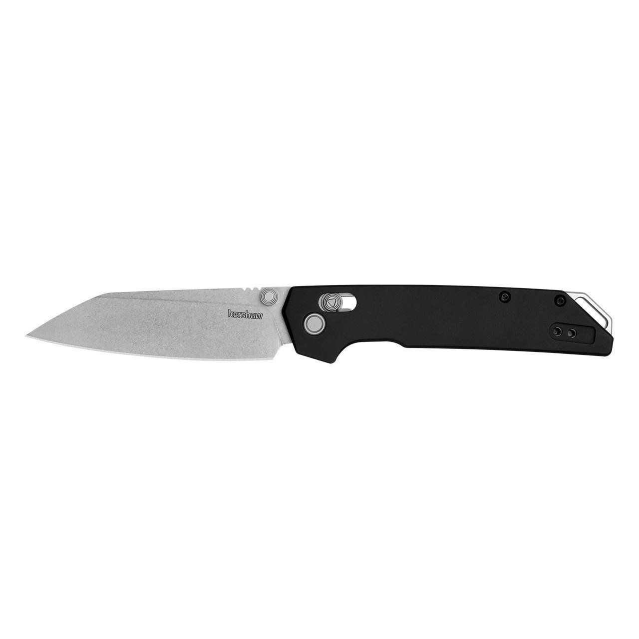Iridium Reverse Tanto Folding Knife, Black