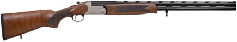 12GA Over/Under Turkish Walnut Stock, Silver Rec. 28"