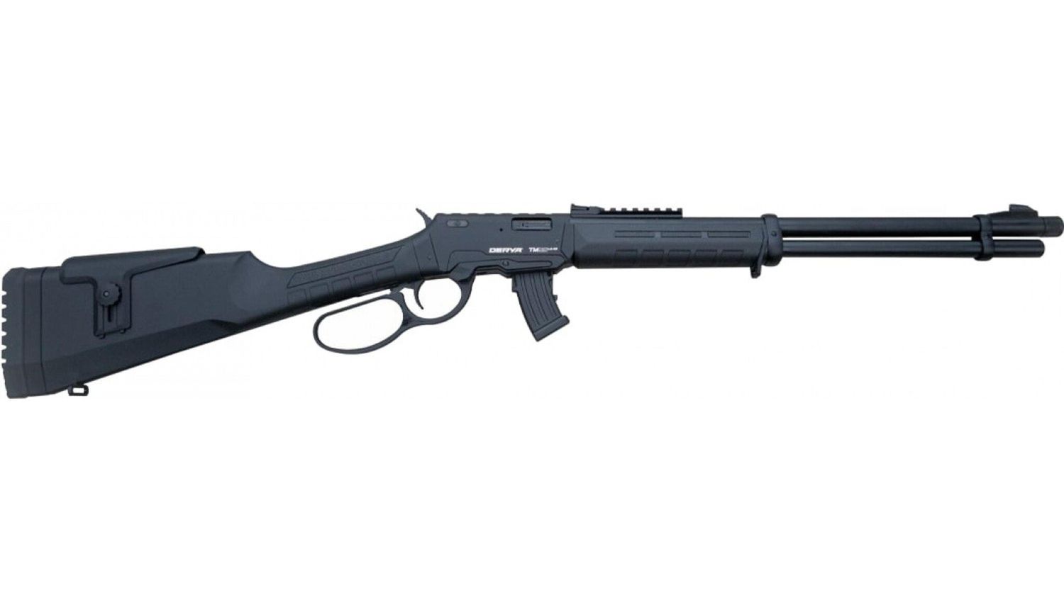 Derya .22LR Lever Action, Synth, 18" BBL, Black