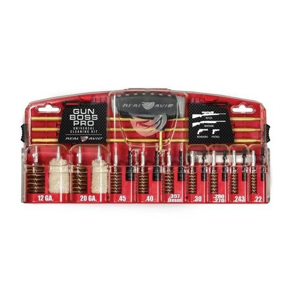 Gun Boss Pro Cleaning Kit, Fits .22-45CAL Handguns and Rifles, 20 &amp; 12GA Shotguns