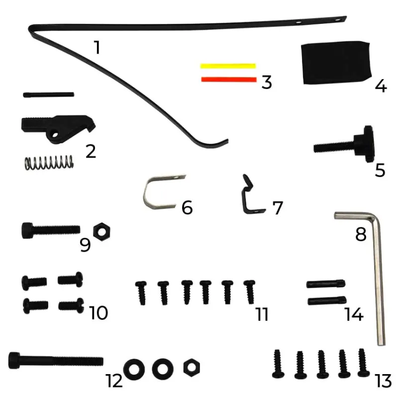 Spare Parts Kit for AR-6 Stinger II crossbow