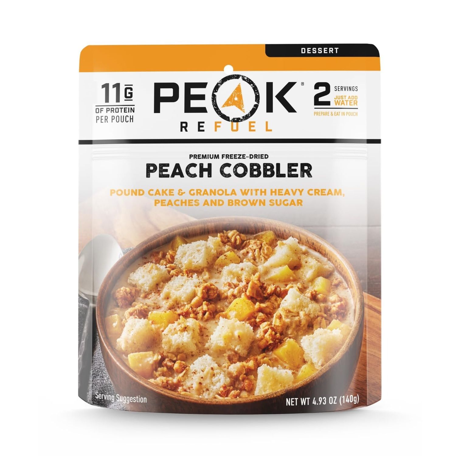 Peach Cobbler, 2 Servings