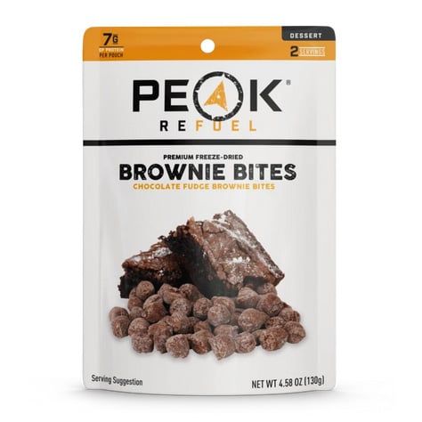 Chocolate Fudge Brownie Bites, Freeze-dried