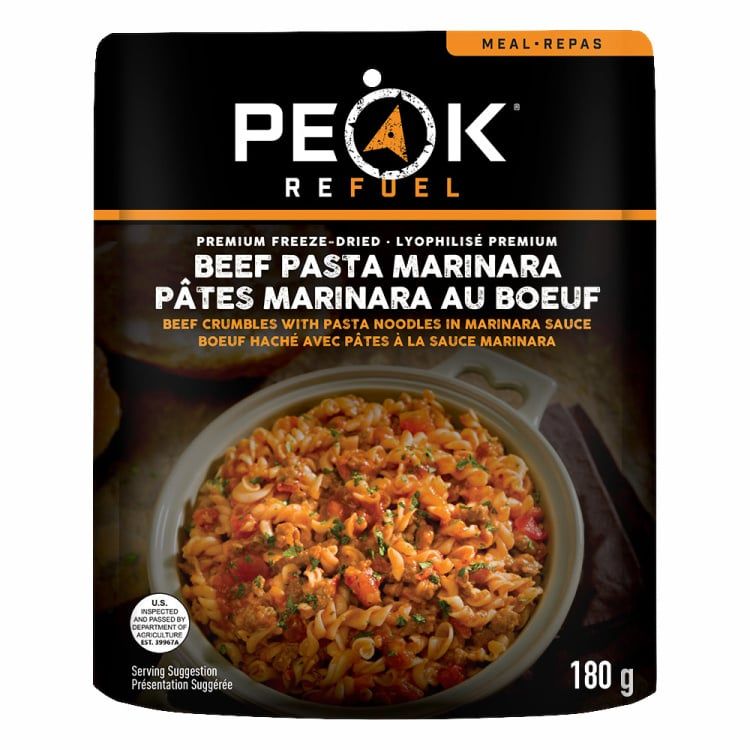 Beef Pasta Marinara Meal Pouch