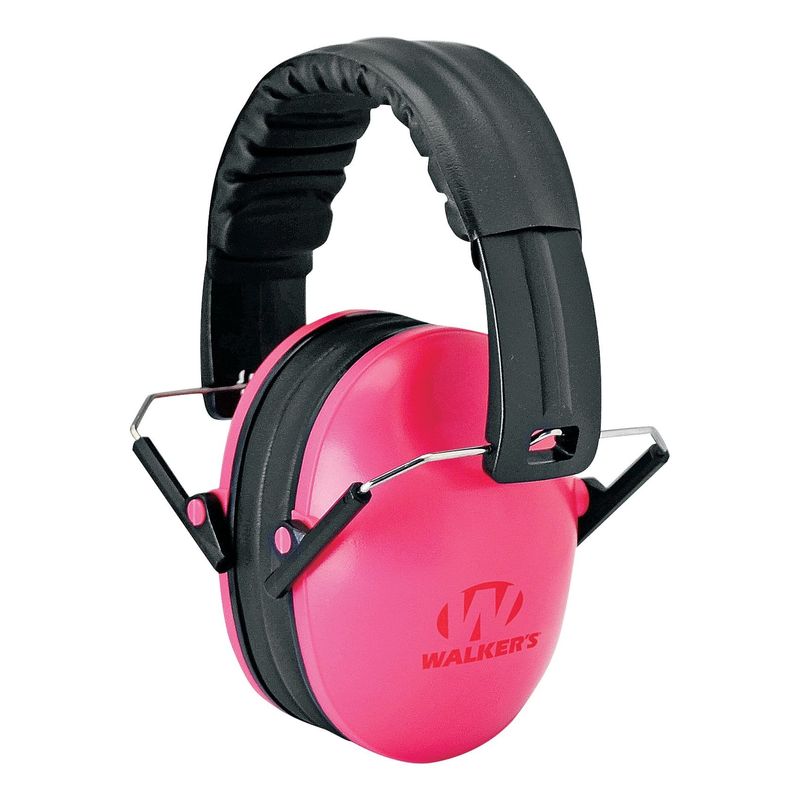 Folding Baby/Kids Earmuffs Pink