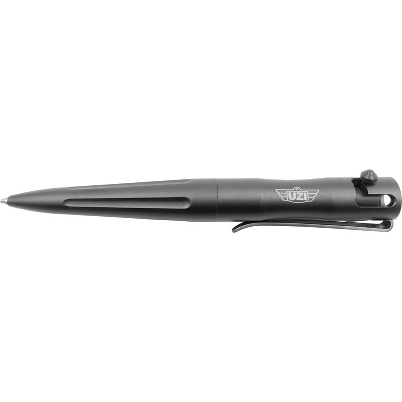 UZI Tactical Defender Pen w/ Glassbreaker and Striking Point, Blk