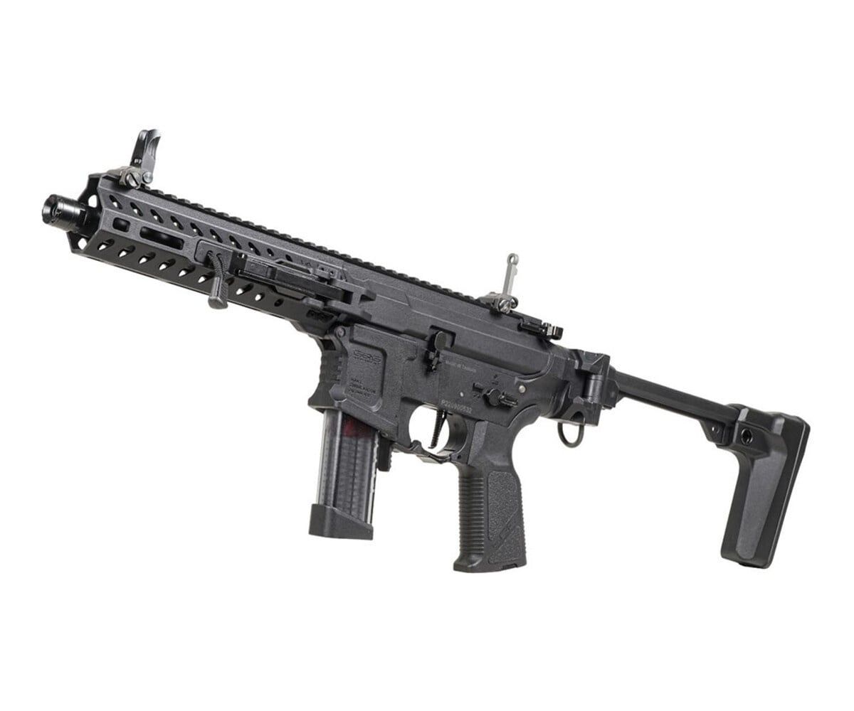 FAR 9mm MIG ETU System, Foldable gun, Blk AIRSOFT