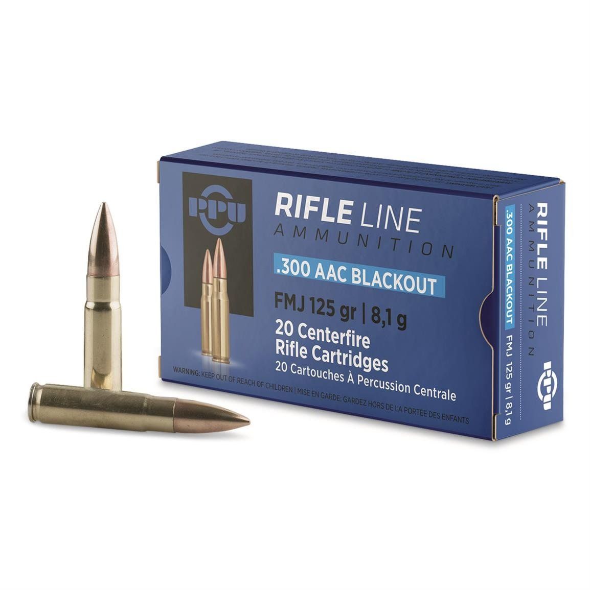 300 AAC Blackout FMJ 125GR 20 Rds — Siwash Sports