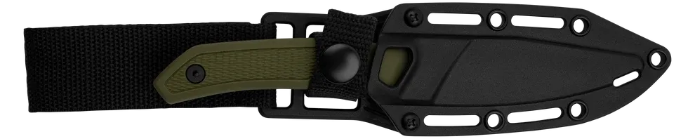Deschutes Caper Green/Black Fixed Blade