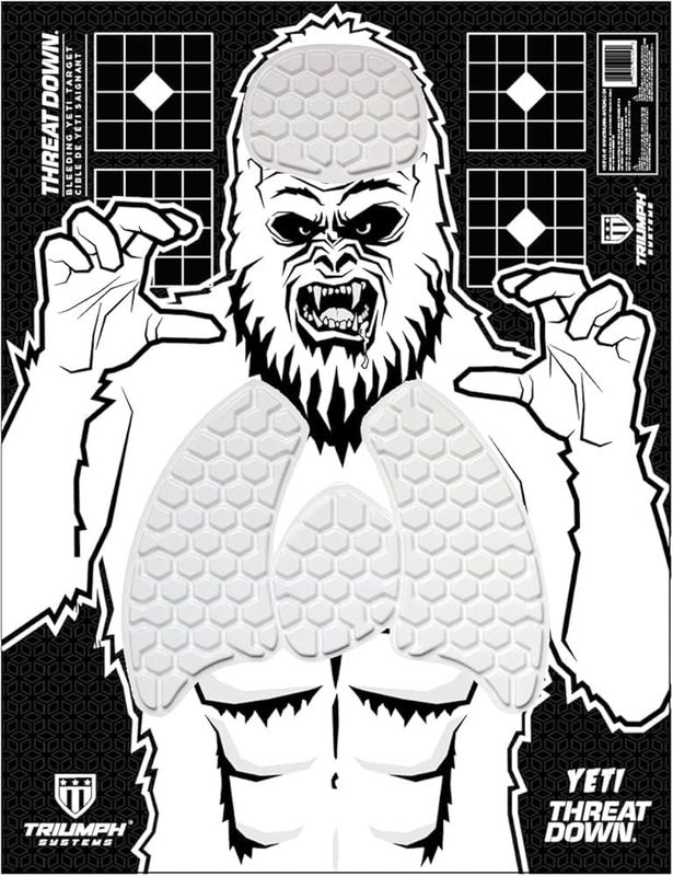 Threat Down Bleeding Yeti Target