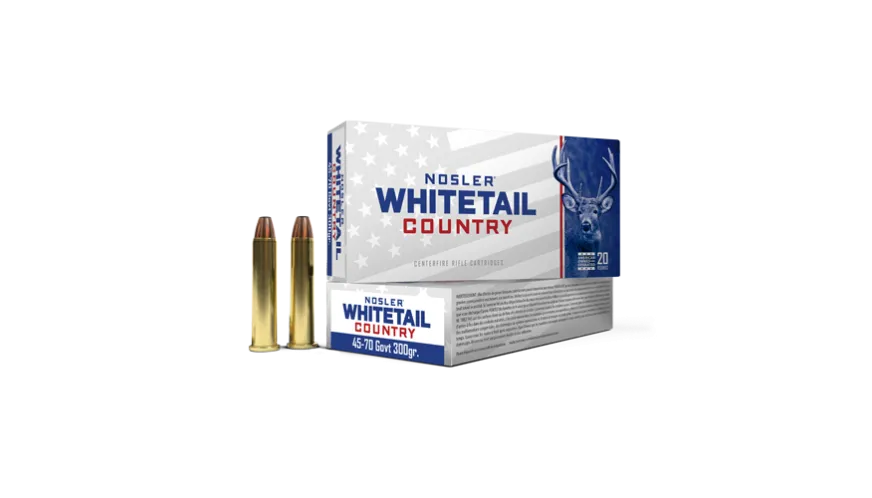 Nosler Whitetail Country 45-70 Govt 300GR 20 Rds — Siwash Sports