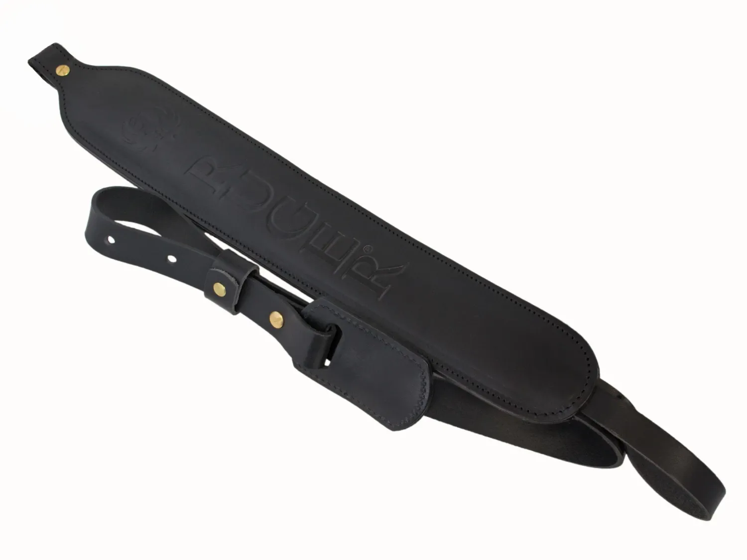 Ruger 3" Padded Sling with Thumb Loop Black Leather