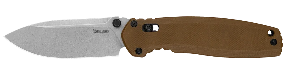 Broadside Folding Knife, Brown,