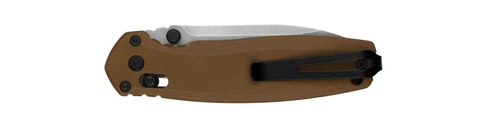 Broadside Folding Knife, Brown,