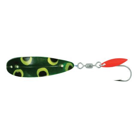 Hot Spot Trout Killer, Trolling Lure, Frog Design (Glow)