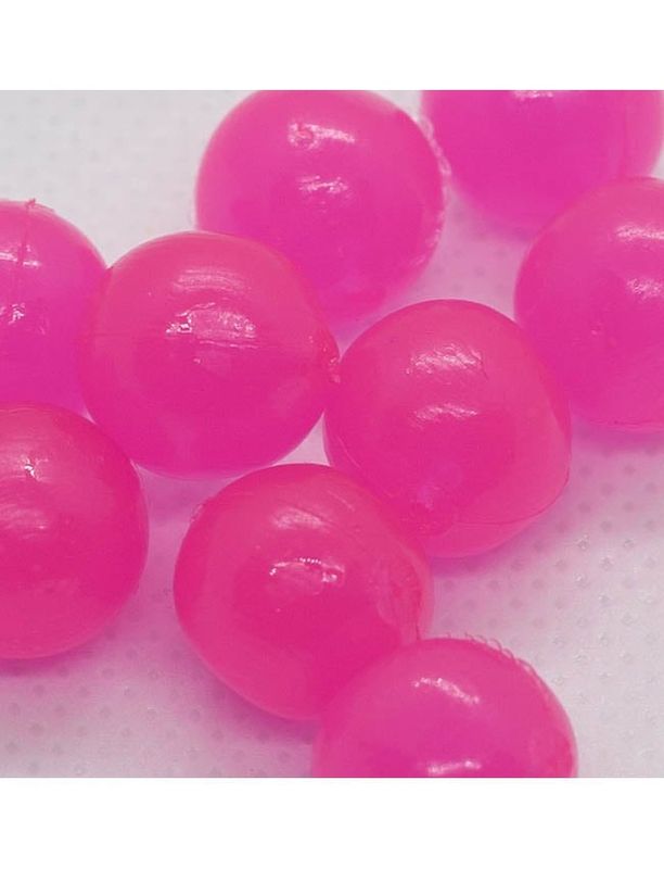 Soft Beads , Cerise 12mm 10 pack