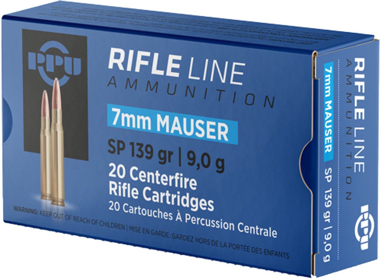 PPU 7MM Mauser SP 139GR 20 Rounds