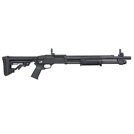 590R 12GA 18.5" BBL, 3", Rotary Safety, Adj Stk, Heat Shield CB Breacher