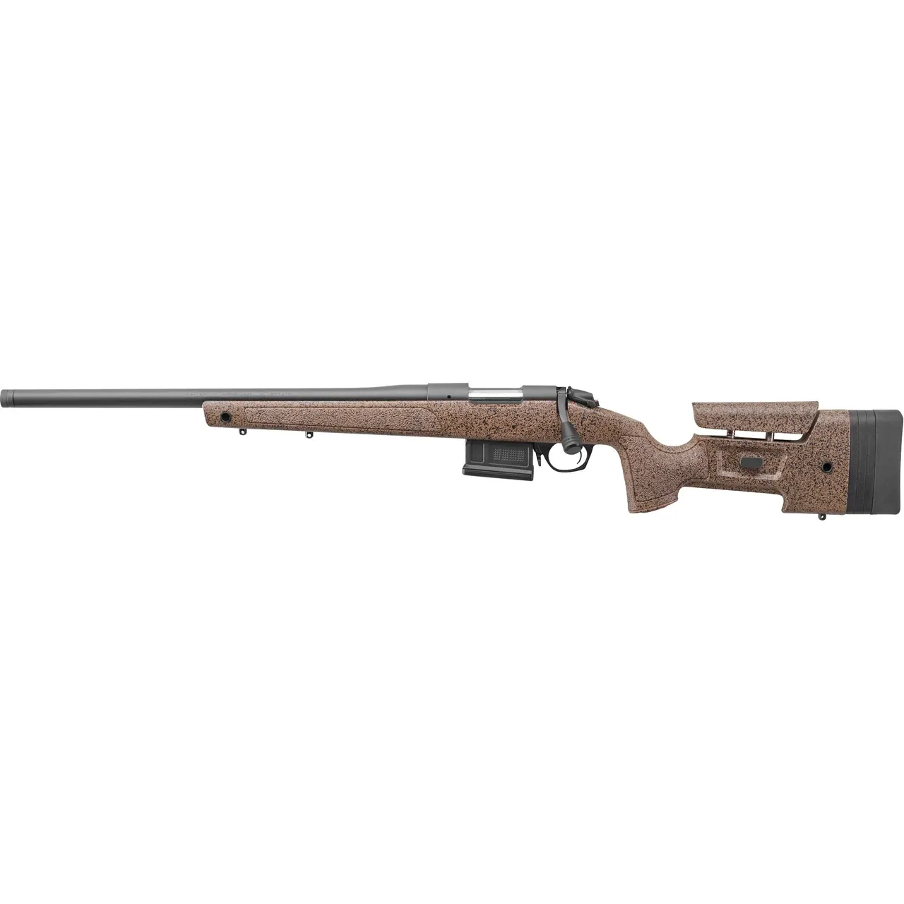 B14 HMR 7 PRC LH, 24" Steel Barrel, Syn Stk, Fluted BBL w/ Omni Muzzlebrake & Fluted Bolt — Siwash Sports