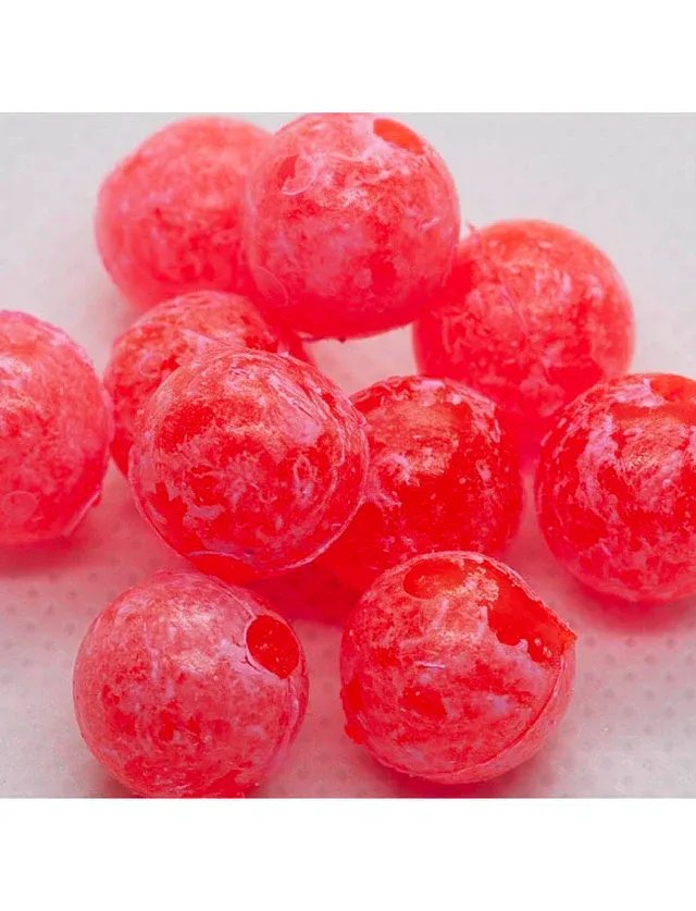 Soft Beads, Mottled Red 14mm 10 pack