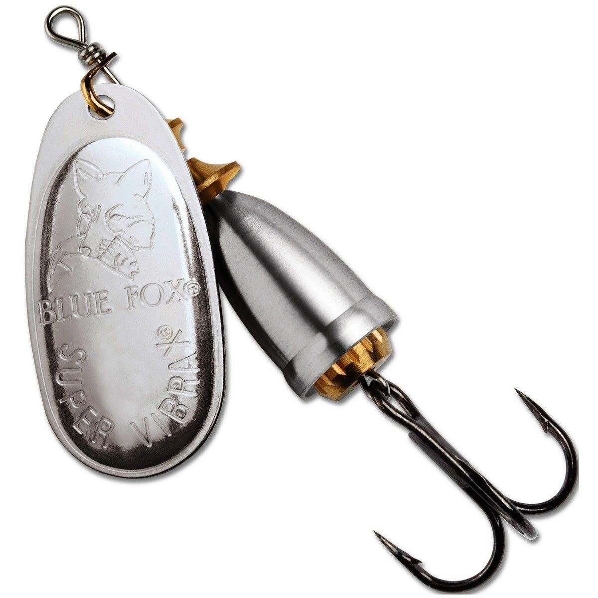 Blue Fox Super 3 Classic Vibrax 1/4 Silver/Silver