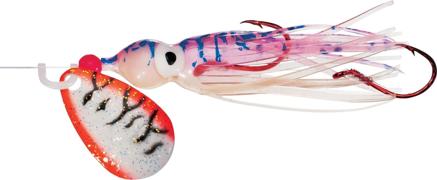 Tight Line Kokanee Rig 1 3/4" Luminous Red Misty River Dbl Red Hook #4