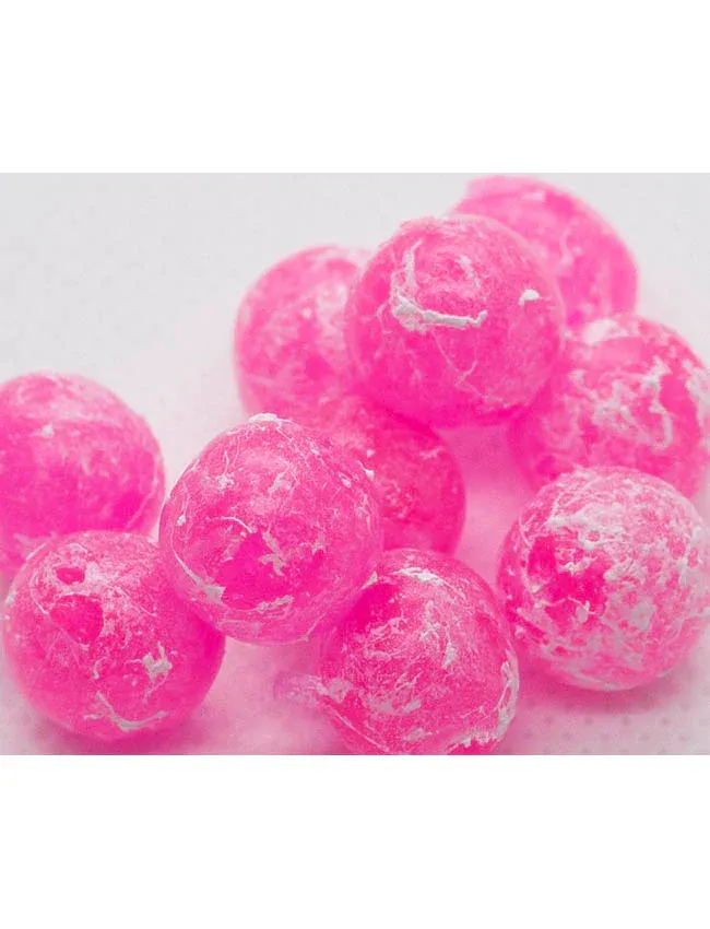 Soft Beads, Mottled Cerise 16mm 10 pack