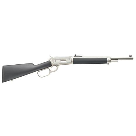 1886 Kodiak 45-70 18.5" Chrome STS/SYN 4 Rd, Oct/Rnd Barrel, D Lever w/ Skinner Sight