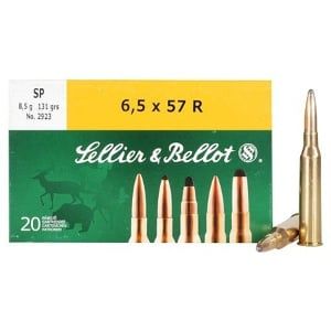 6.5x57R 131GR SP 20 Rounds