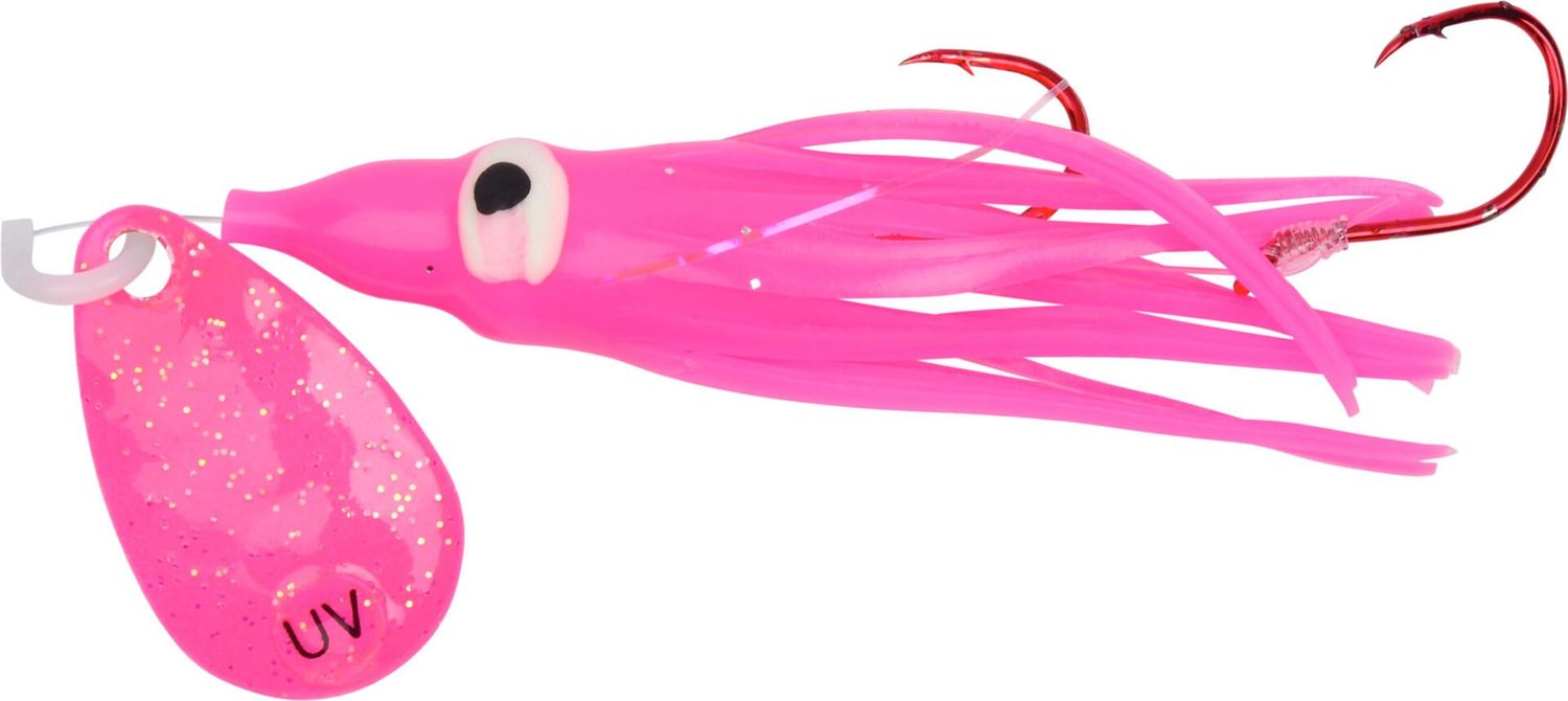 Tight Line Kokanee Rig 1 3/4" Bubblegum Dbl Red Hook #4