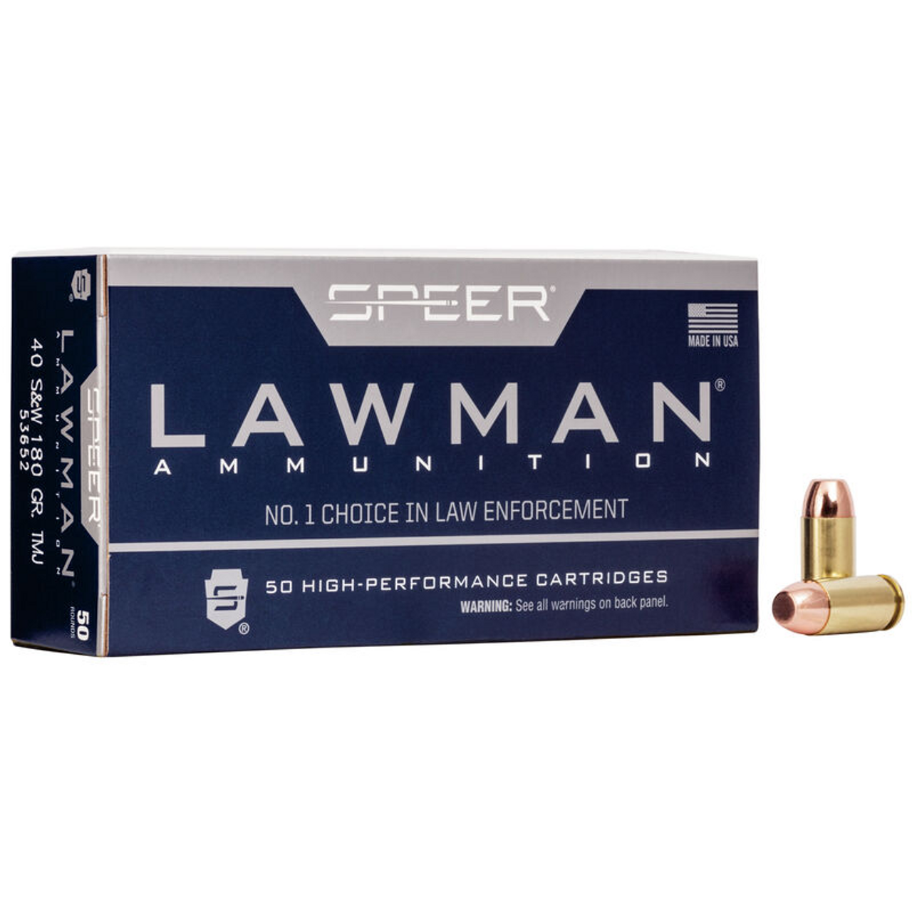 Lawman 40 S&amp;W 180 TMJ 50 Rds