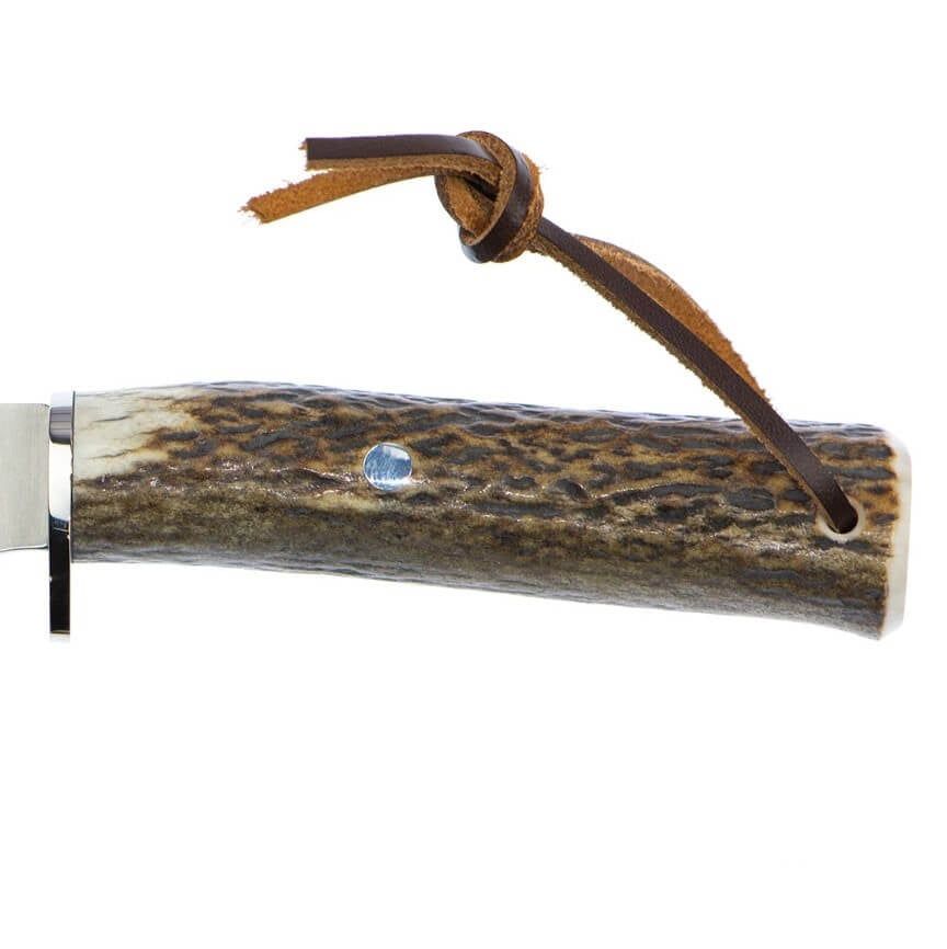 Pointer 13A Hunting Knife w/ Deer Antler Handle 13 cm