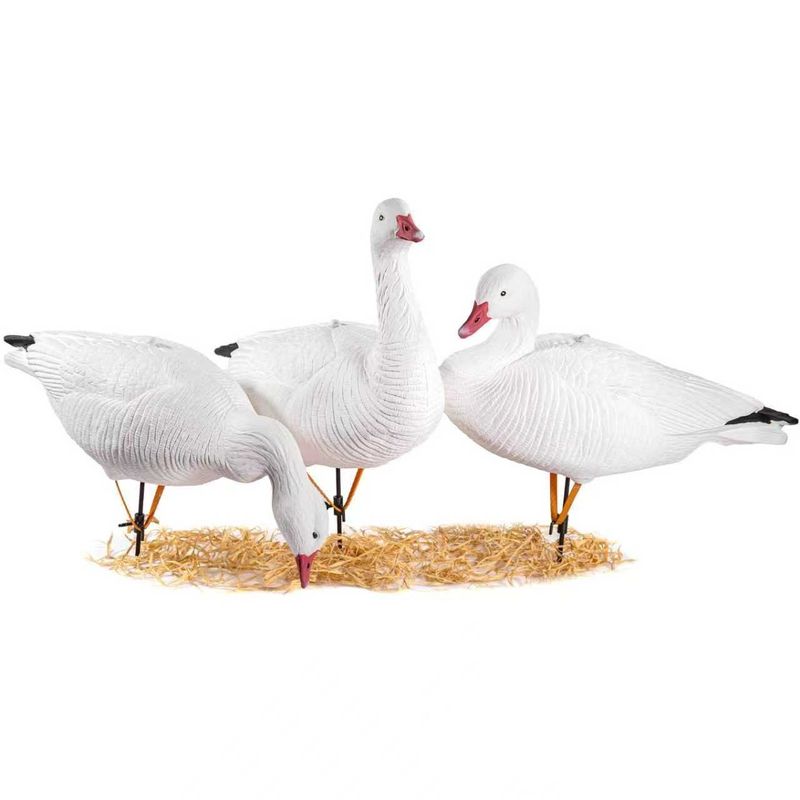 Full Body Snow Goose, 1 Dozen, Soft Shell Stand Included