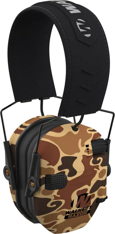 Razor Slim Electronic Ear Muffs Duck Camo