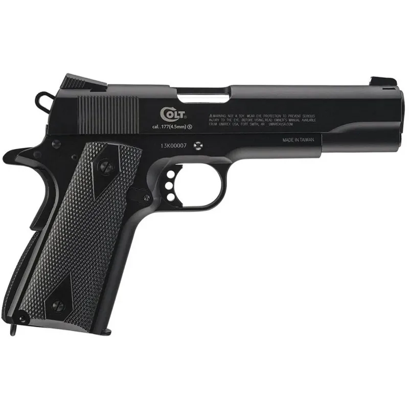 Colt Commander .177 CAL Co2 BB Pistol Blk 325 FPS