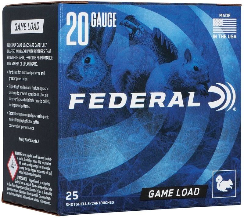 Game-Shok 20GA 3" 1 1/4 Oz #6 Shot 25 Rds