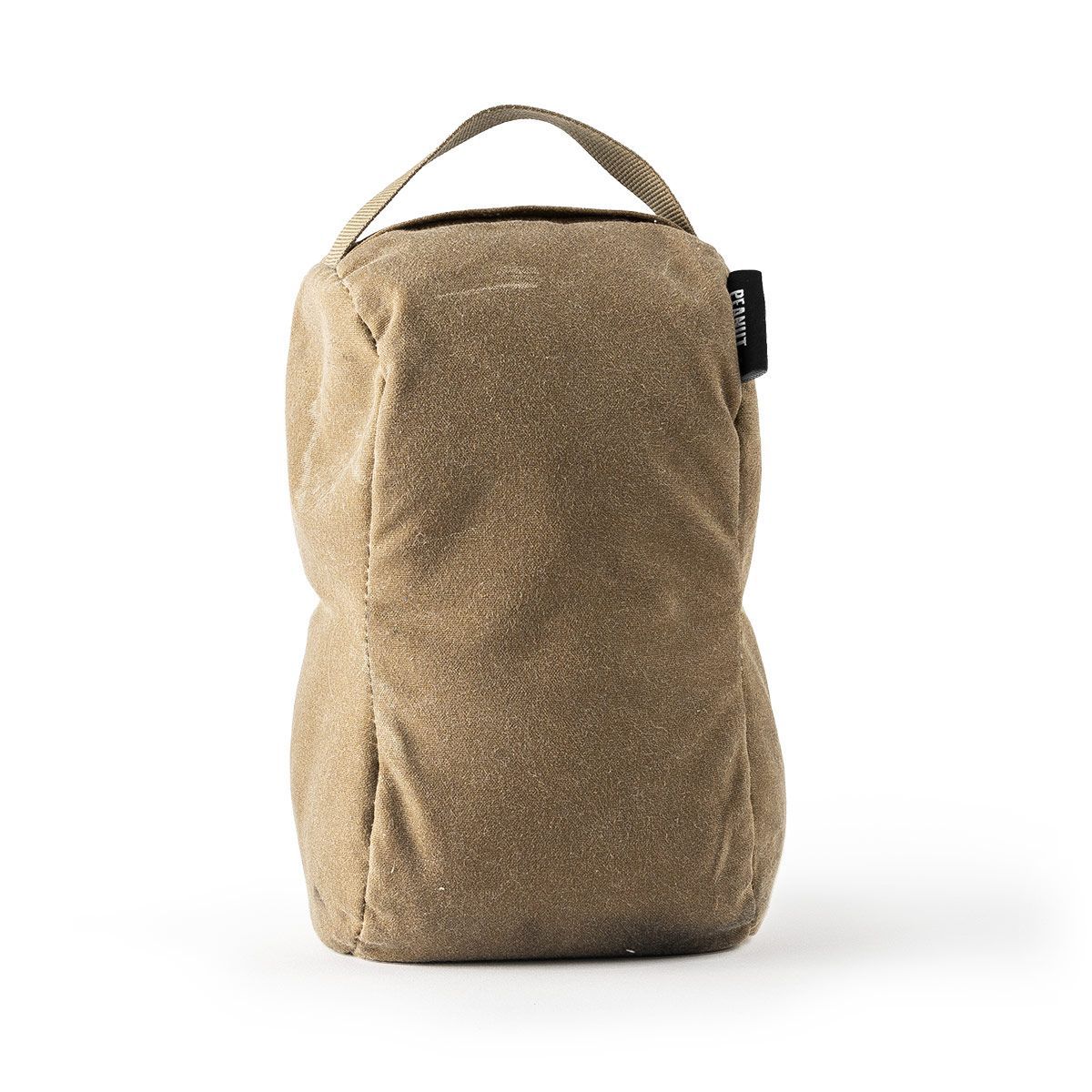 Chunky Peanut Shooting Bag, Waxed Canvas, Glass Fill