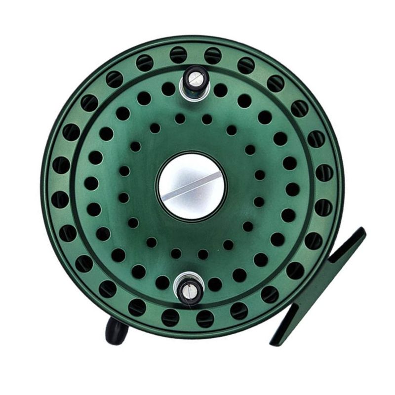 Glyde 5" Centerpin Float Reel, Steelhead Green RH