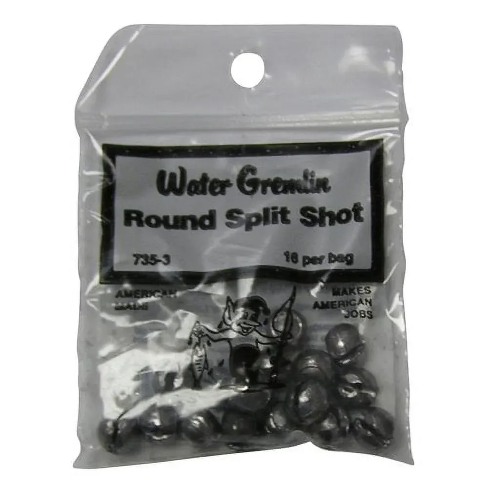 Round Split Shot 16 Pieces
