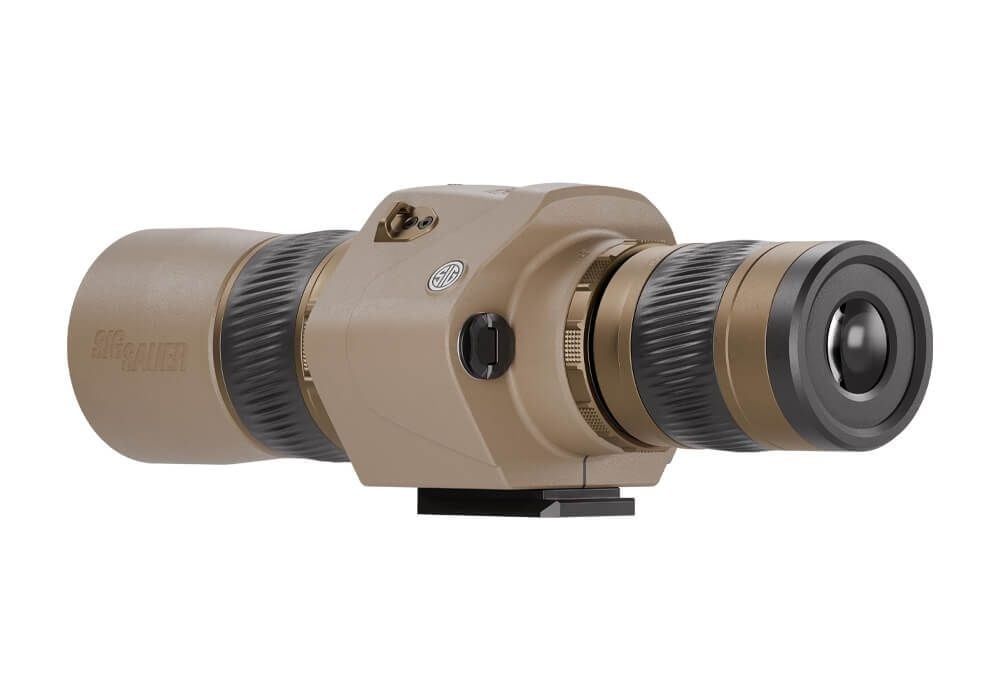 Oscar6 HDX Pro OIS Spotting Scope, 16-32X60mm, Image Stabilized, FDE