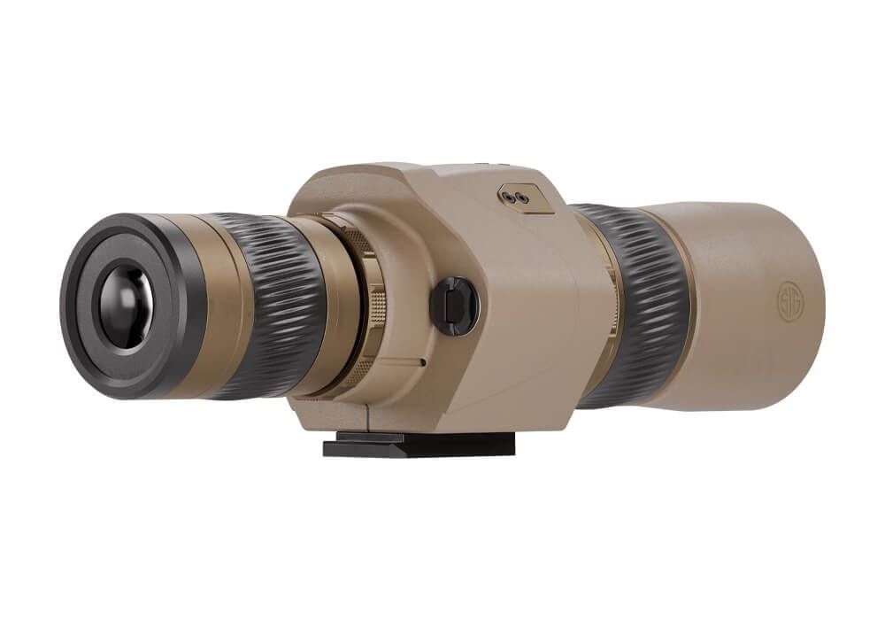 Oscar6 HDX Pro OIS Spotting Scope, 16-32X60mm, Image Stabilized, FDE